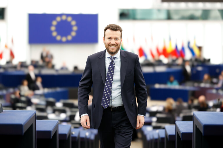 Fotó 10: Matteo GAZZINI in the EP in Strasbourg