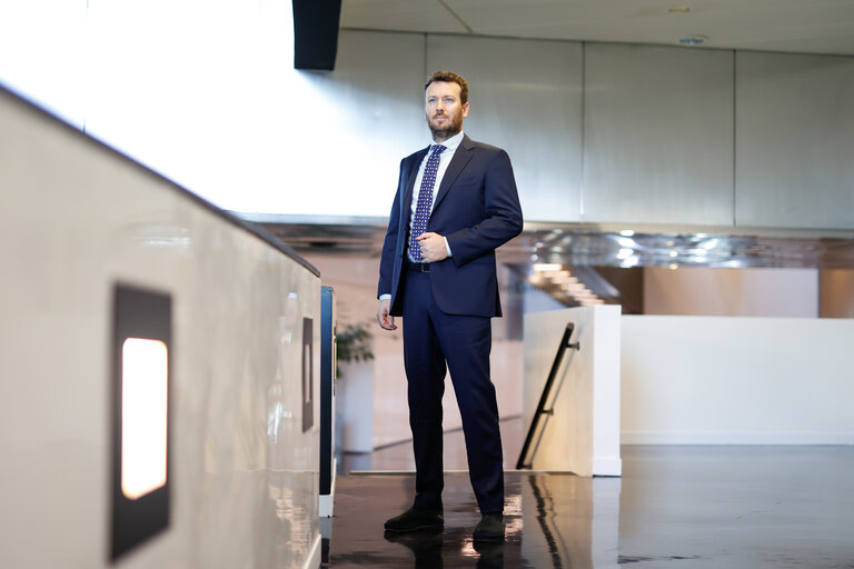 Fotogrāfija 11: Matteo GAZZINI in the EP in Strasbourg