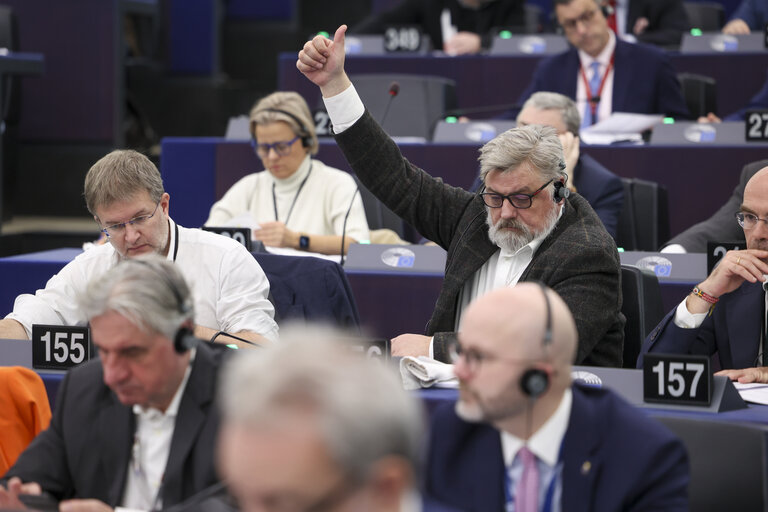 Fotografia 11: EP Plenary session - Voting session including 2024 budget procedure and signing ceremony