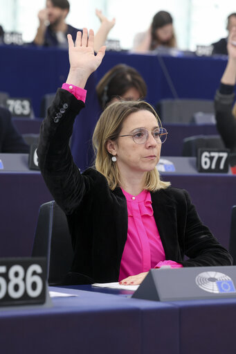 Fotografia 5: EP Plenary session - Voting session including 2024 budget procedure and signing ceremony