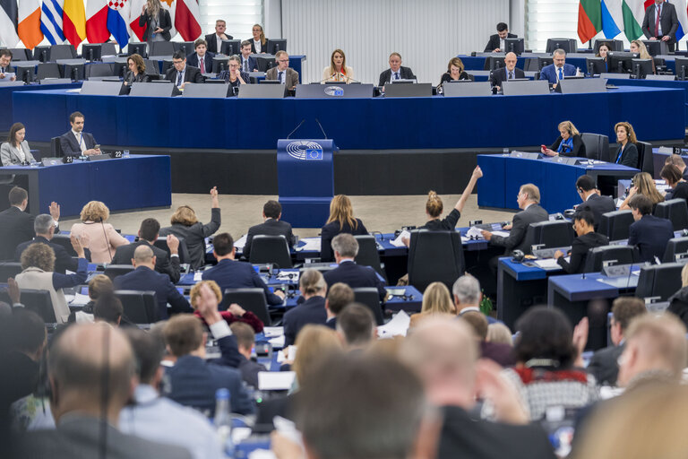 Fotografia 4: EP Plenary session - Voting session including 2024 budget procedure and signing ceremony