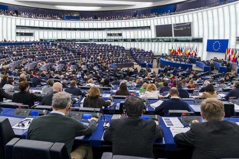 Fotografia 10: EP Plenary session - Voting session including 2024 budget procedure and signing ceremony