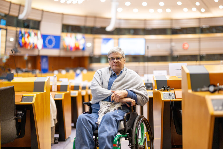 Fotogrāfija 9: Janina OCHOJSKA in the EP in Brussels