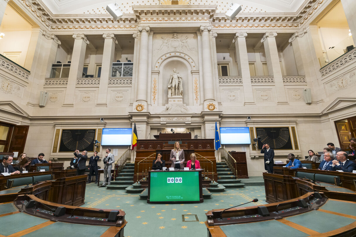 EP Conference of Presidents meets the upcoming Belgian Presidency - Meeting with the Belgian Federal Parliament