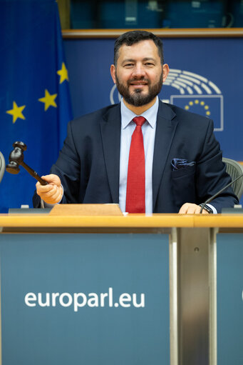 Fotogrāfija 10: Marak Pawel BALT in the EP in Brussels