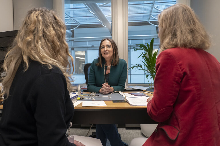 Fotografia 1: Gianna GANCIA in the EP in Brussels