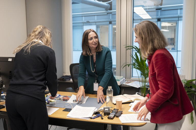 Gianna GANCIA in the EP in Brussels