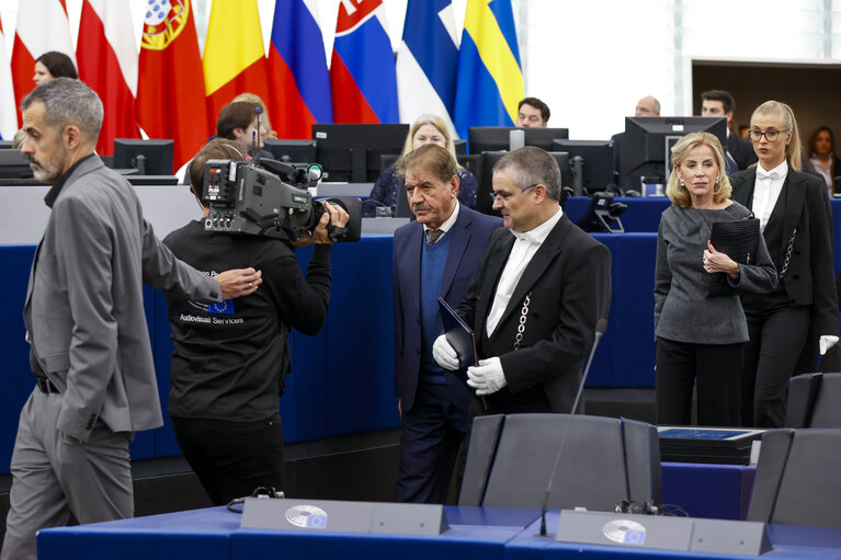 Foto 48: EP Plenary session - Award of the Sakharov Prize 2023