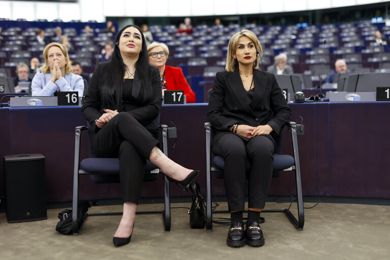 Foto 46: EP Plenary session - Award of the Sakharov Prize 2023