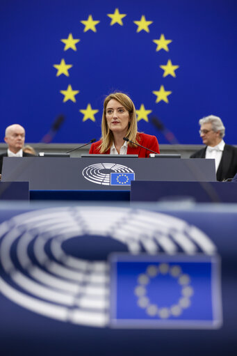 Foto 47: EP Plenary session - Award of the Sakharov Prize 2023