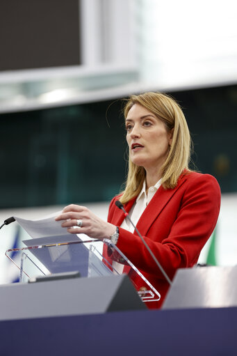 Foto 41: EP Plenary session - Award of the Sakharov Prize 2023