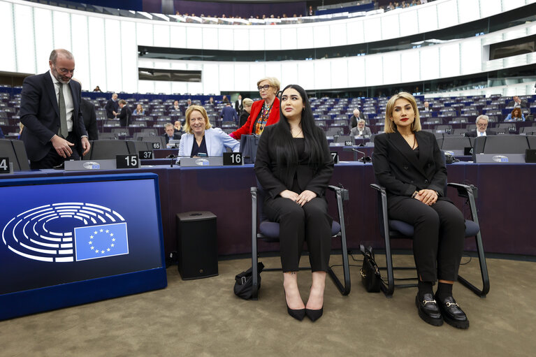 Foto 49: EP Plenary session - Award of the Sakharov Prize 2023