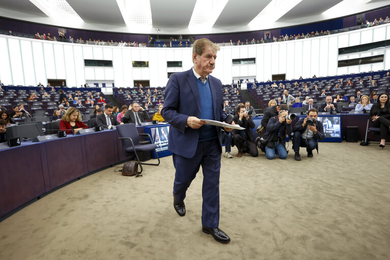 Foto 33: EP Plenary session - Award of the Sakharov Prize 2023
