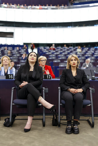 Foto 43: EP Plenary session - Award of the Sakharov Prize 2023