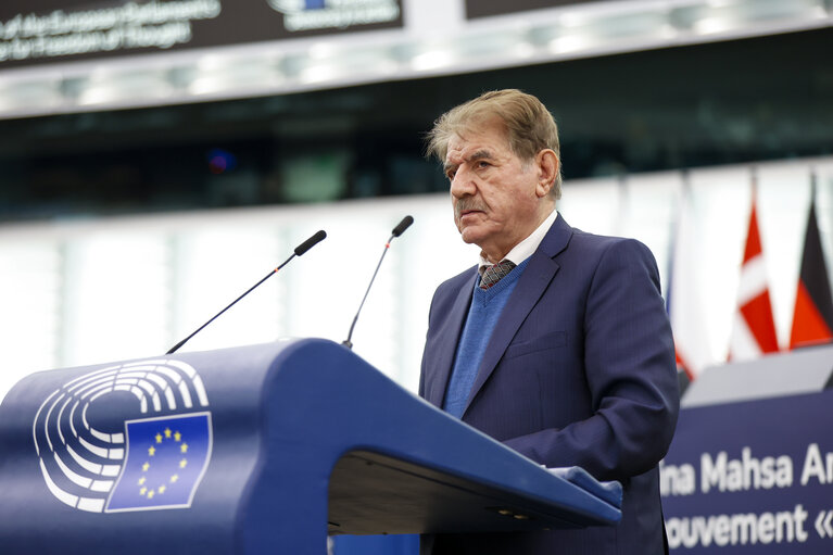 Foto 32: EP Plenary session - Award of the Sakharov Prize 2023