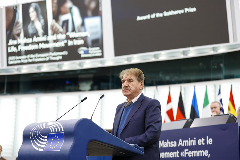 Foto 31: EP Plenary session - Award of the Sakharov Prize 2023