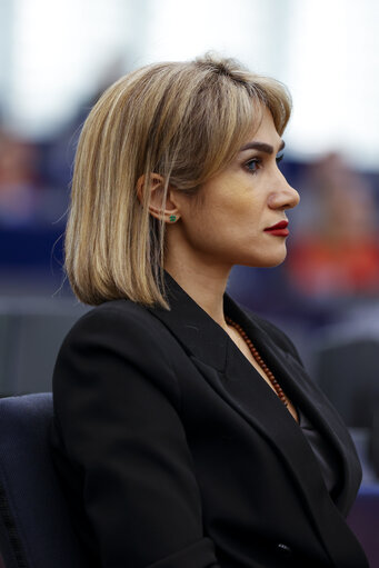 Foto 24: EP Plenary session - Award of the Sakharov Prize 2023