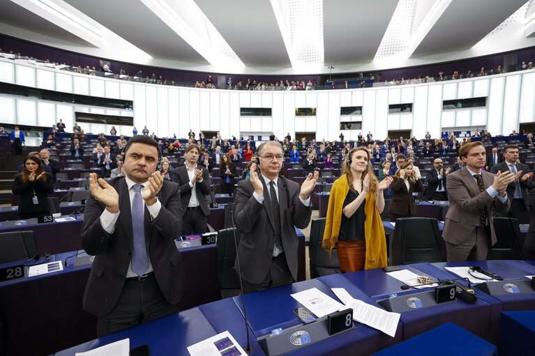 Foto 11: EP Plenary session - Award of the Sakharov Prize 2023