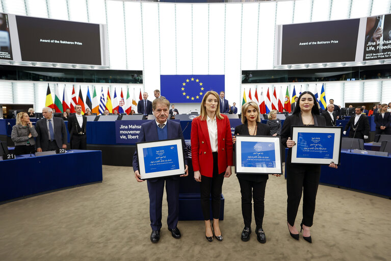 Foto 4: EP Plenary session - Award of the Sakharov Prize 2023