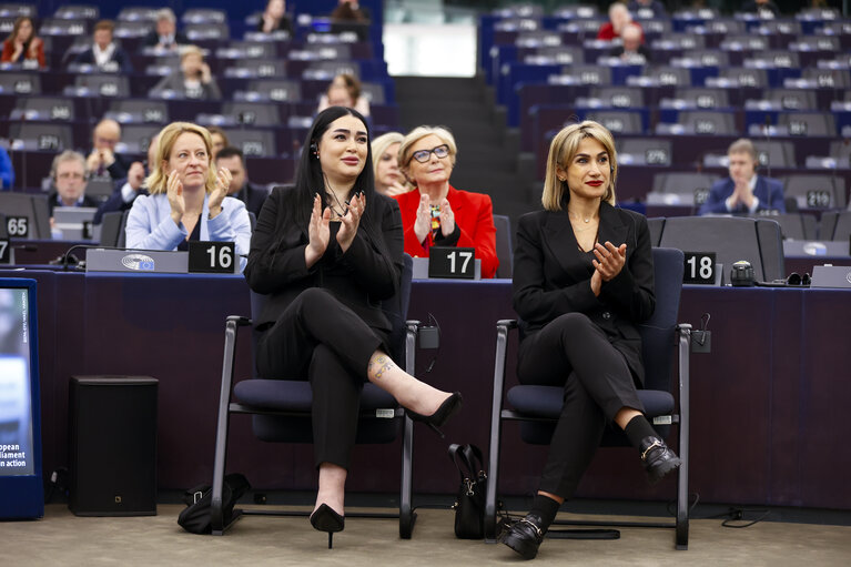 Foto 34: EP Plenary session - Award of the Sakharov Prize 2023
