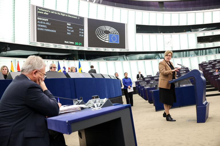 Foto 14: EP Plenary session - Commission statement - Parliament's call for the Right to Disconnect – 3 years after