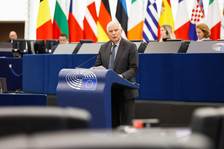 Fotografija 16: EP Plenary session - Statement by the Vice-President of the Commission/High Representative of the Union for Foreign Affairs and Security Policy - Attempt of coup d’Etat in Guatemala