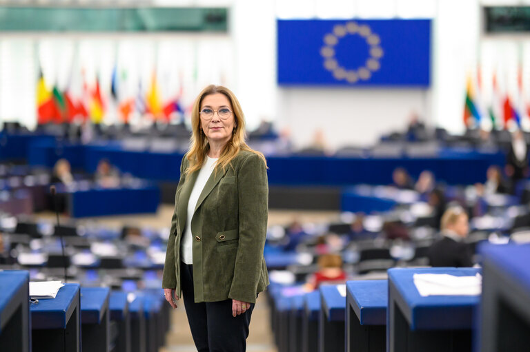 Nuotrauka 6: Beata MAZUREK in the EP in Strasbourg