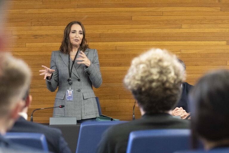 Gianna GANCIA in the EP in Strasbourg