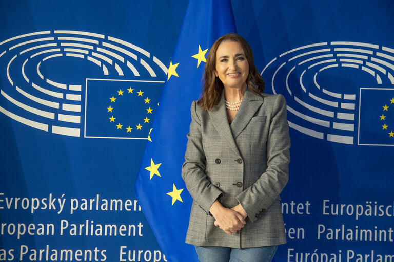 Gianna GANCIA in the EP in Strasbourg