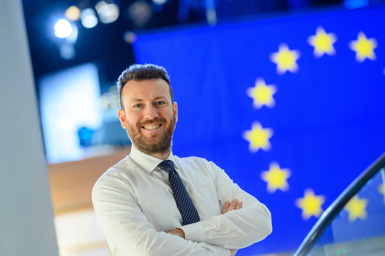 Fotogrāfija 9: Matteo GAZZINI in the EP in Stasbourg