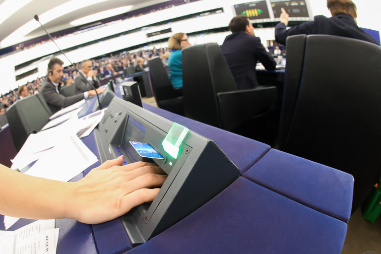 Fotografi 5: EP Plenary session - Voting session