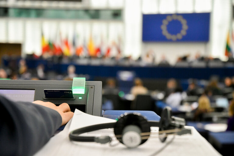 Fotografi 2: EP Plenary session - Voting session