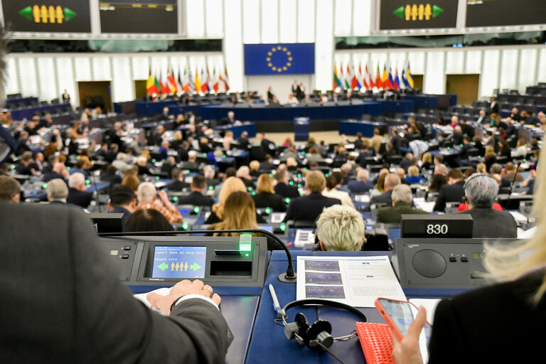 Fotografi 1: EP Plenary session - Voting session