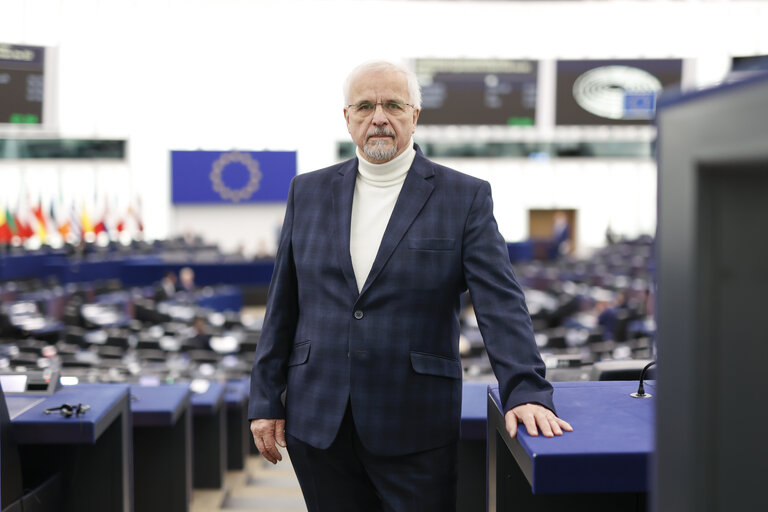 Ivan DAVID in the EP in Strasbourg