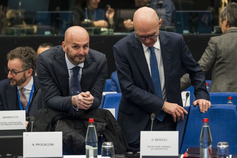 Photo 5 : Meeting of the EP Conference of President.