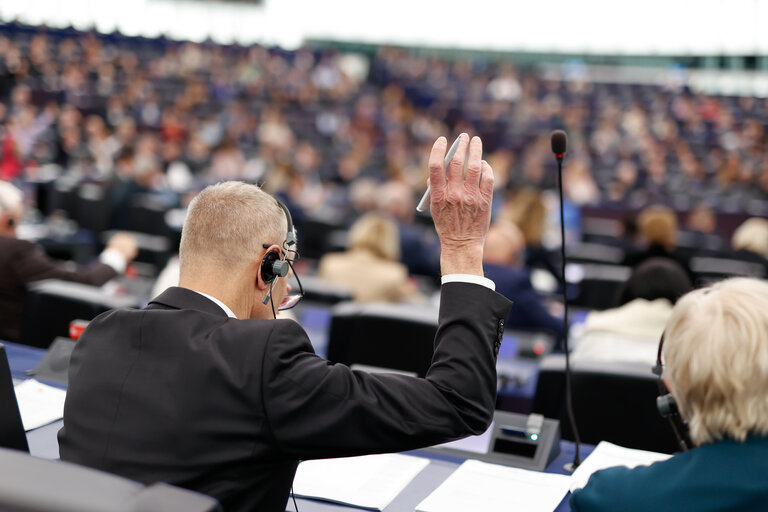 Fotografie 14: EP Plenary session - Voting session