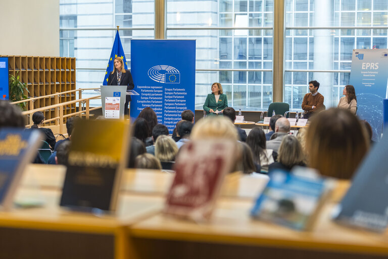 Fotografija 10: Roberta METSOLA, EP President participates at the book talk 'The Protection of Journalists in the Europe Union'