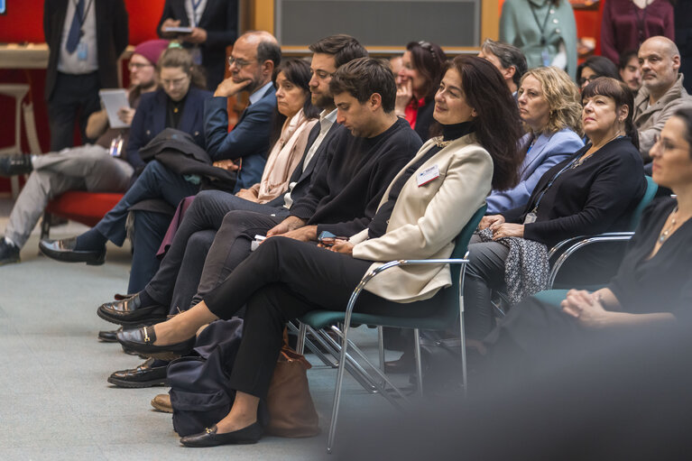 Fotografija 8: Roberta METSOLA, EP President participates at the book talk 'The Protection of Journalists in the Europe Union'