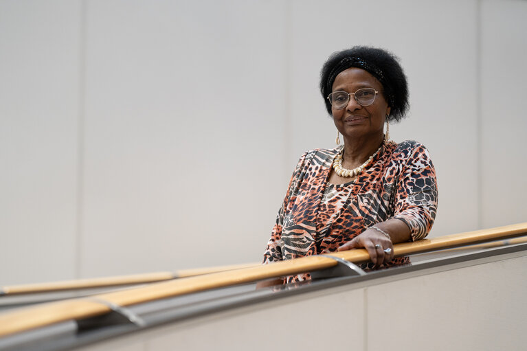 Pierrette Herzberger-Fofana in the EP in Brussels