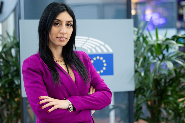 Valokuva 1: Maria VERONICA ROSSI in the EP in Brussels