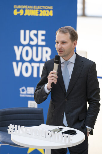 Fotografia 19: TOGETHER promoting the European Elections 2024TOGETHER promoting the European Elections 2024..