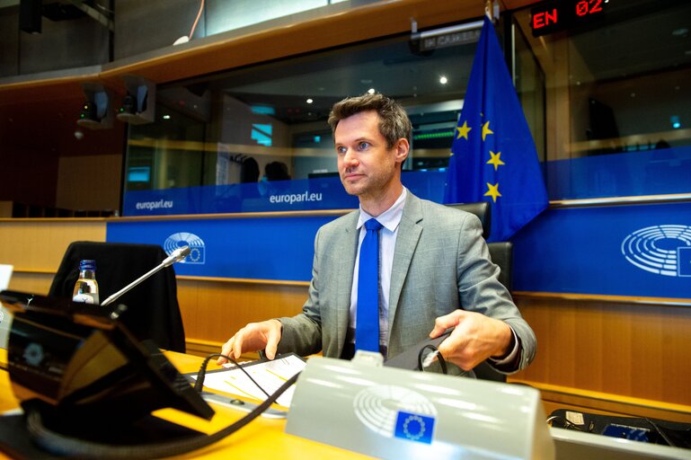 Fotagrafa 7: Pierre KARLESKIND during his election as Chair of the Committee on Fisheries