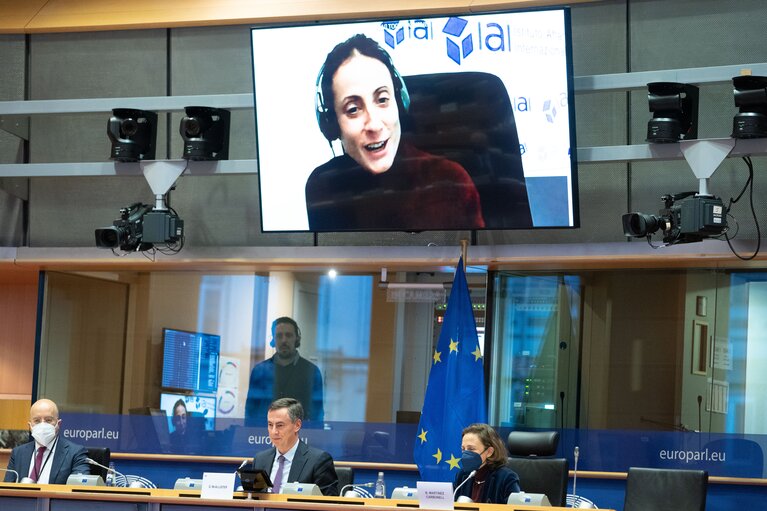 Fotografija 12: AFET Committee.- Public hearing on ' The EU and the Defence of Multilateralism '