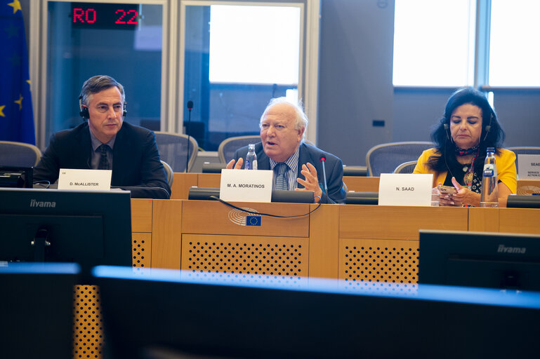 Fotografija 7: AFET Committee  - Exchange of views with Miguel Ángel Moratinos, High Representative for the United Nations Alliance of Civilizations