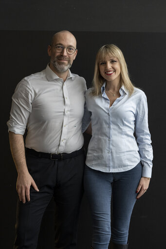 Снимка 3: Alessandro PANZA and Silvia SARDONE in the EP in Strasbourg