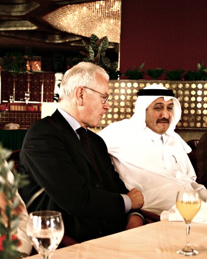 Fotografija 1: Hans-Gert POTTERING, EP President during his official visit in Doha, Qatar, April 13, 2008..