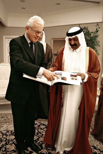 Fotografija 13: Hans-Gert POTTERING, EP President during his official visit in Doha, Qatar, April 13, 2008..