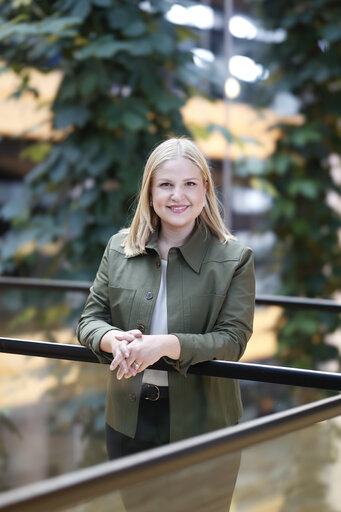 Arba KOKALARI in the EP in Strasbourg