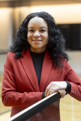 Samira RAFAELA in the EP in Strasbourg