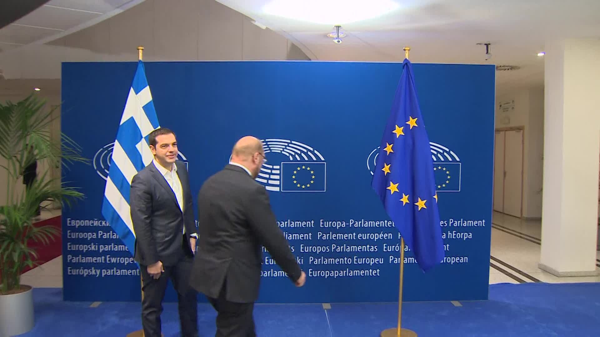 Martin SCHULZ, EP President meets with Alexis TSIPRAS, Greek Prime Minister